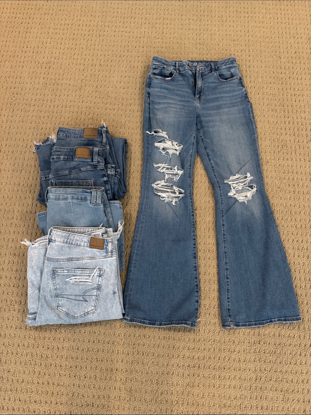 Lot of Size 6 Jeans: 5 pairs (see pics)
